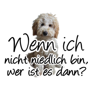 Motiv Niedlicher Hund - Tiere, Fun, Sprüche, Geschenk