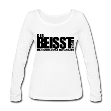 Hunde Langarmshirt - DER BEISST NICHT Hundespruch Hunde Sprüche Hund