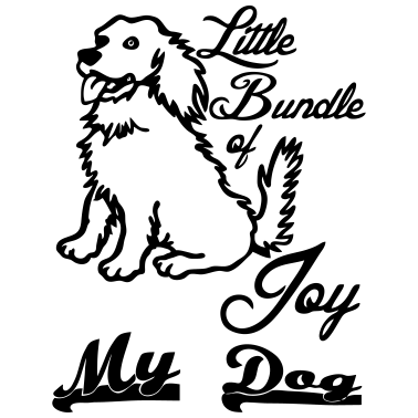 Motiv Bundle of Joy - Dog Hund Spruch Geschenk