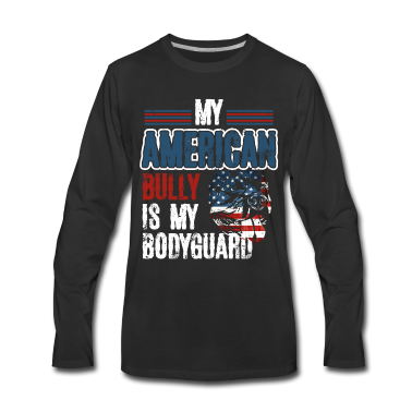 Hunde Langarmshirt - American Bully Hundebesitzer Hundehalter Geschenk