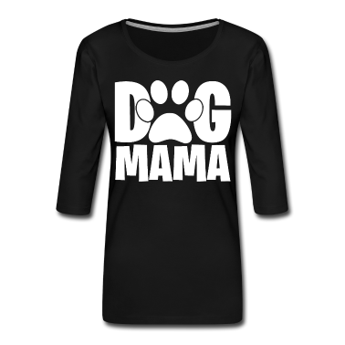 Hunde Langarmshirt - Hund Mama Pet Paw Womens