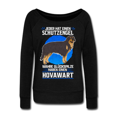 Hunde Langarmshirt - Hovawart Schutzengel deutscher Bauernhund Spruch