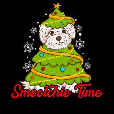 Motiv Weihnachtsbaum Weihnachten Malteser Hund Hunde