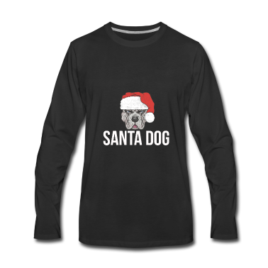 Hunde Langarmshirt - Weihnachts Hund