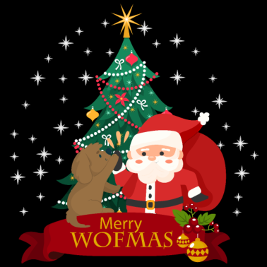 Motiv Weihnachten Hund