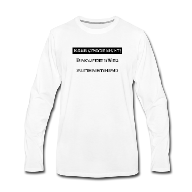 Hunde Langarmshirt - hund - auf dem Weg zu meinem Hund
