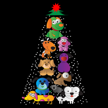 Motiv Hund lustige Hunde Weihnachten Geschenk Frauchen