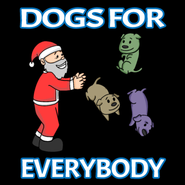 Motiv Weihnachten Hund Hundebesitzer