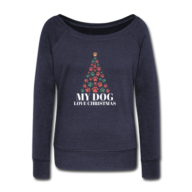 Hunde Langarmshirt - Mein Hund liebt Weihnachten