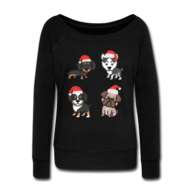 Hunde Langarmshirt - Hunde Weihnachten Hundebesitzer Niedlich