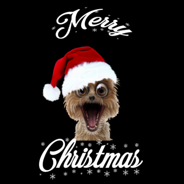 Motiv Hund Weihnachten Yorki