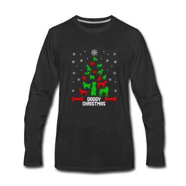 Hunde Langarmshirt - Frohe Weihnachten Hund Geschenk