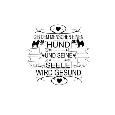 Motiv Hunde können heilen