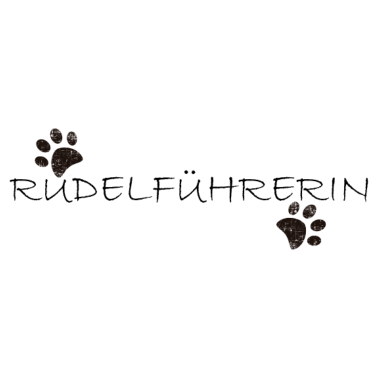 Motiv Rudelfuehrerin Hunde Spruch Hundehalter Geschenk
