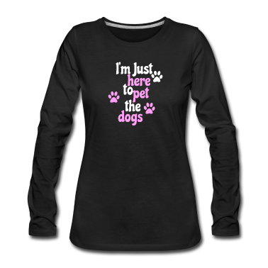 Hunde Langarmshirt - Hundebesitzer Hundeliebhaber Aufpasser Geschenk