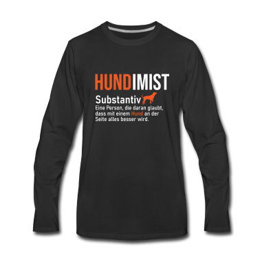 Hunde Langarmshirt - Hundimist Hund Hunde Hundeliebhaber Spruch