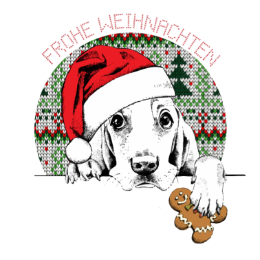Motiv Weihnachten Hund