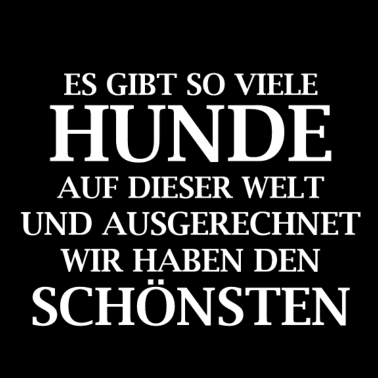Motiv ES GIBT VIELE HUNDE AUF DIESER WELT SCHÖNSTEN
