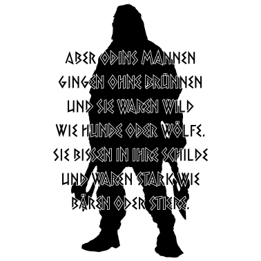 Motiv Berserker - Odins Mannen