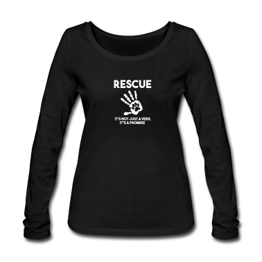 Hunde Langarmshirt - Hunde Retter Spruch