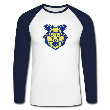 Hunde Langarmshirt - lustiger Hund, der 1 zeichnet