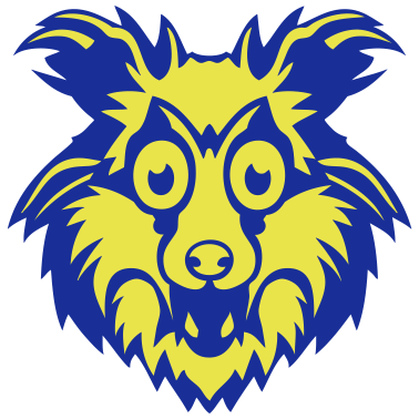 Motiv lustiger Hund, der 1 zeichnet