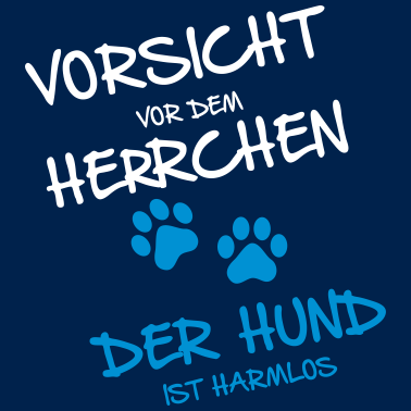 Motiv Vorsicht Herrchen