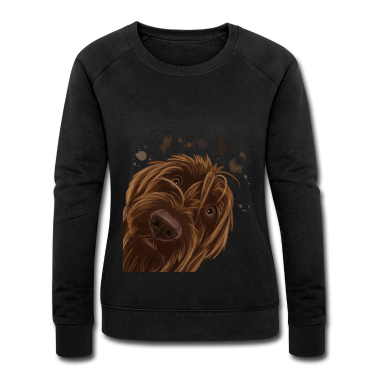 Hunde Pullover - Neugieriger Wirehaired Pointing Griffon Hund