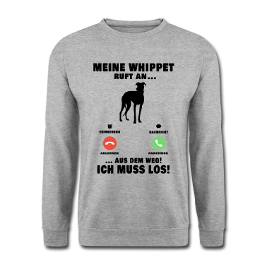 Hunde Pullover - Mein Whippet ruft an Hund Windhund Sighthound