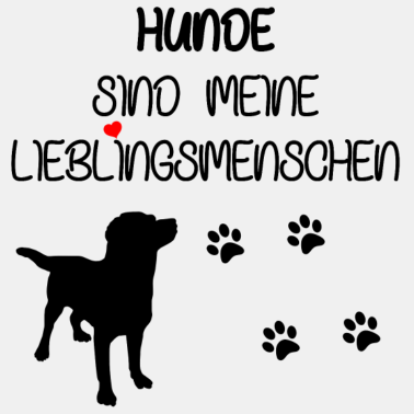Motiv Hunde Spruch