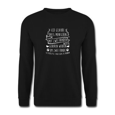 Hunde Pullover - Hunde 2 Hände zum Hunde streicheln Geschenk