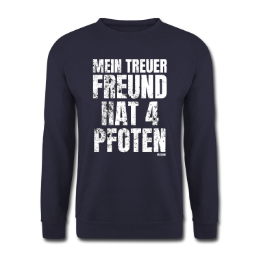 Hunde Pullover - Hunde Spruch treuer Freund hat Pfoten