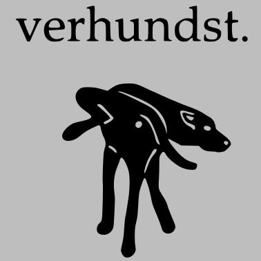 Motiv verhundst hunde hund