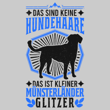 Motiv Kleiner Münsterländer Glitzer Jagdhund Hundehaare