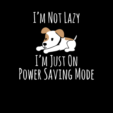 Motiv Jack Russell Terrier Hund I'm Not Lazy Schlafanzug