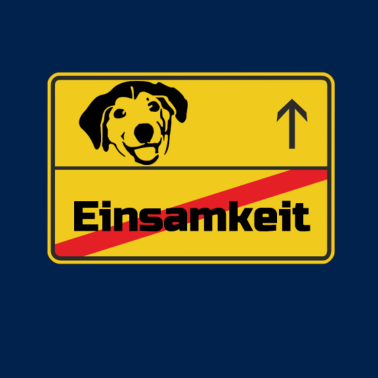 Motiv Ortsschild Hund Hunde Tier Haustier Liebe Geschenk