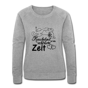 Hunde Pullover - Kuschelzeit,schönste Zeit Hunde, Sprüche, Geschenk