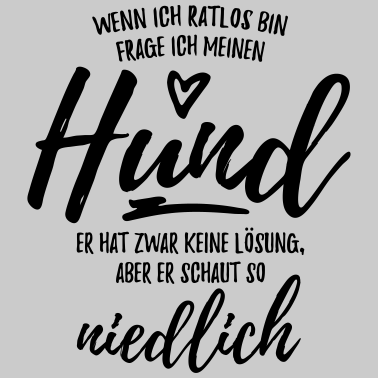 Motiv Mein Hund schaut so niedlich