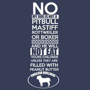 Motiv Hund / Dog Motiv mit Spruch – Nein, mein Hund...