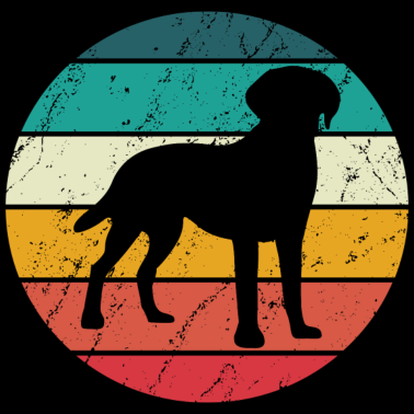 Motiv Labrador Retriever Retro Hund