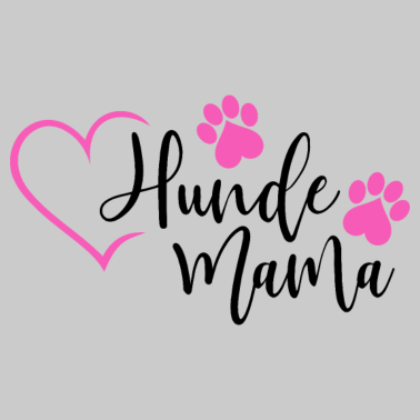 Motiv Hundemama Hunde Mama Hund Herz Frauchen Tier pink