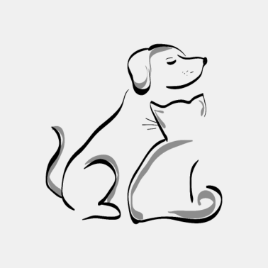 Motiv Hund mit Katze