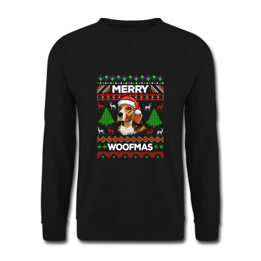 Hunde Pullover - Merry Woofmas Ugly Sweater Beagle Hund