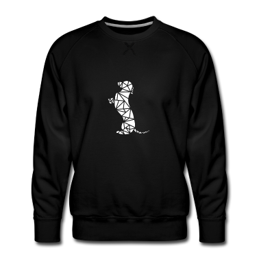 Hunde Pullover - sitzender Dackel