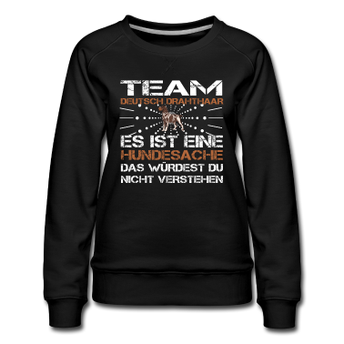 Hunde Pullover - Team Deutsch Drahthaar Hundesache Hundeliebe Jäger