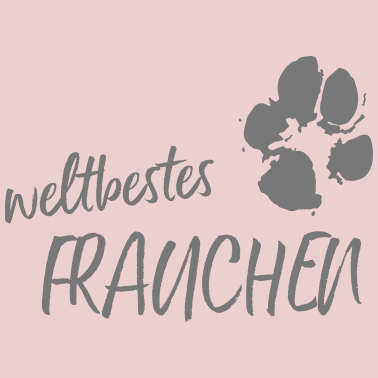 Motiv weltbestes Frauchen Pfote Hund