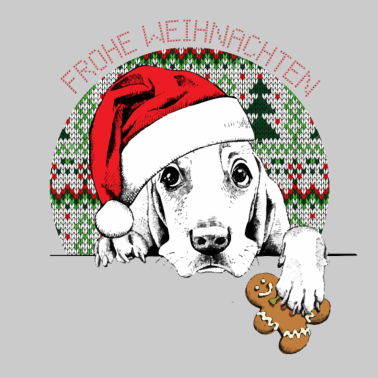 Motiv Weihnachten Hund