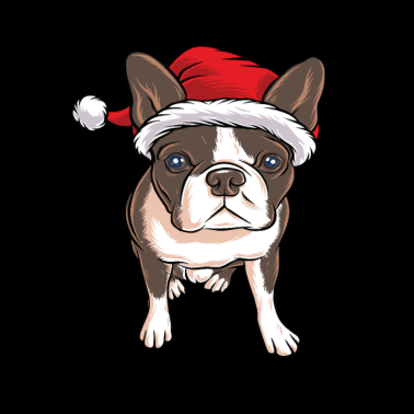 Motiv Weihnachten Hunde Dog Christmas Hunde Geschenkidee