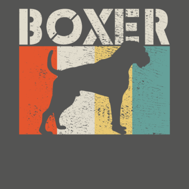 Motiv Boxer Hund Retro