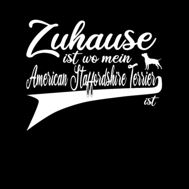 Motiv Zuhause, American Staffordshire Terrier Geschenk